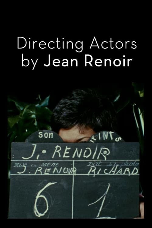 Directing Actors by Jean Renoir - Cover
