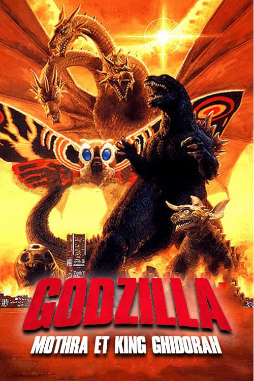 Godzilla, Mothra and King Ghidorah: Giant Monsters All-Out Attack - Cover