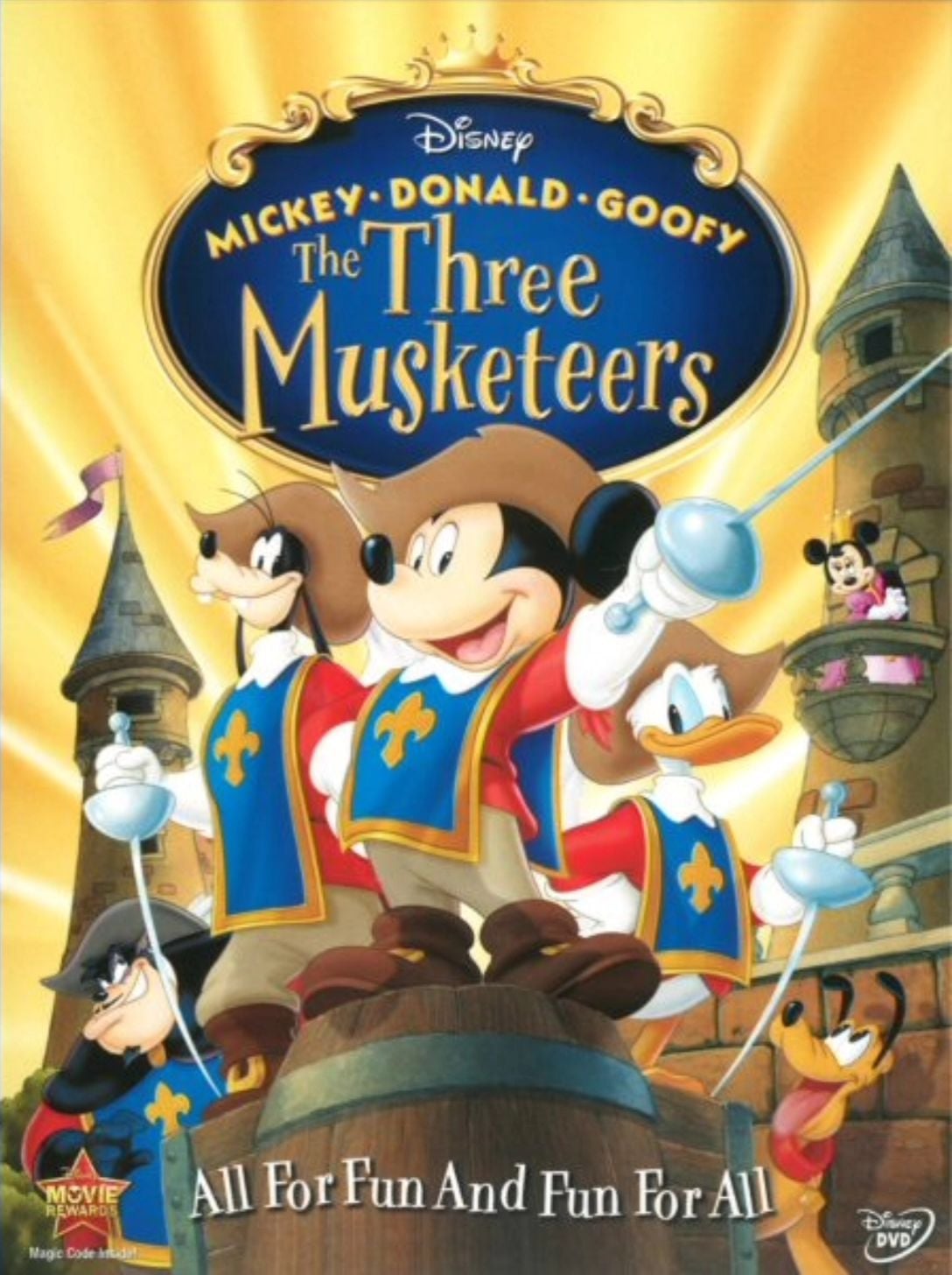 Mickey, Donald, Goofy: The Three Musketeers - Cover