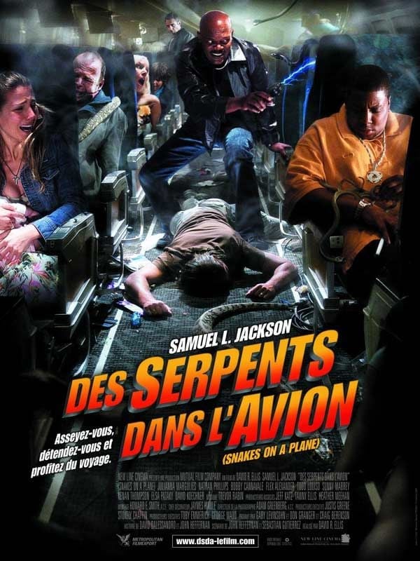 Des serpents dans l'avion - Cover