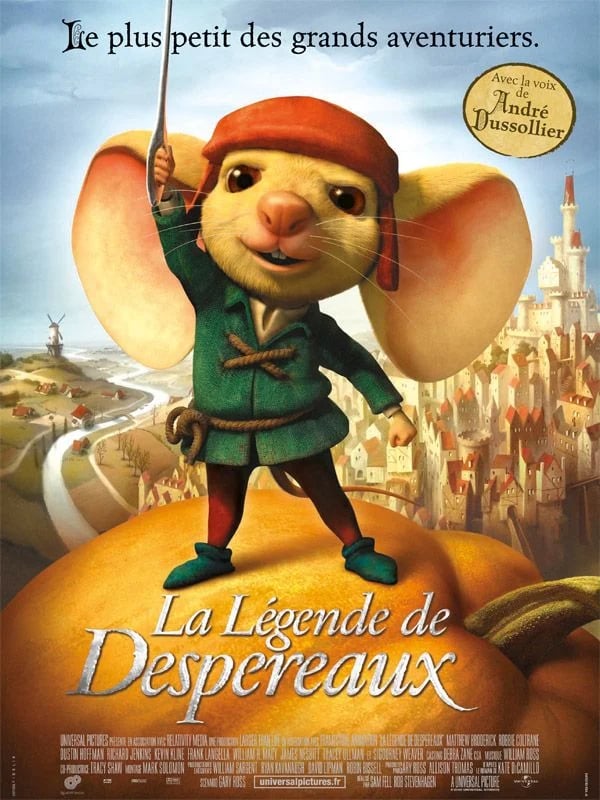 La Légende de Despereaux - Cover