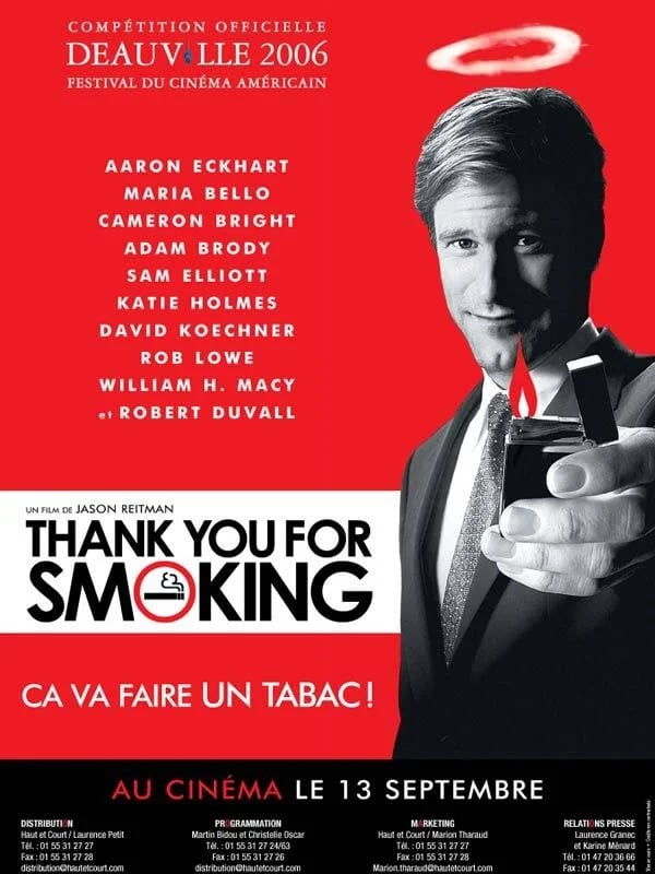Thank you for smoking - Cover