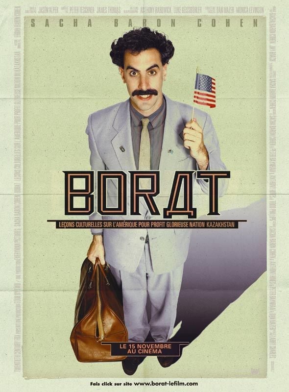 Borat, leçons culturelles sur l'Amérique au profit glorieuse nation Kazakhstan - Cover