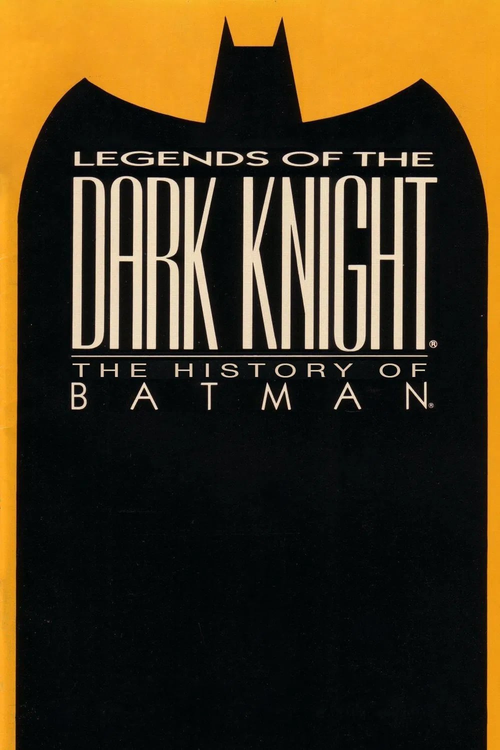 Legends of the Dark Knight: The History of Batman - Cover