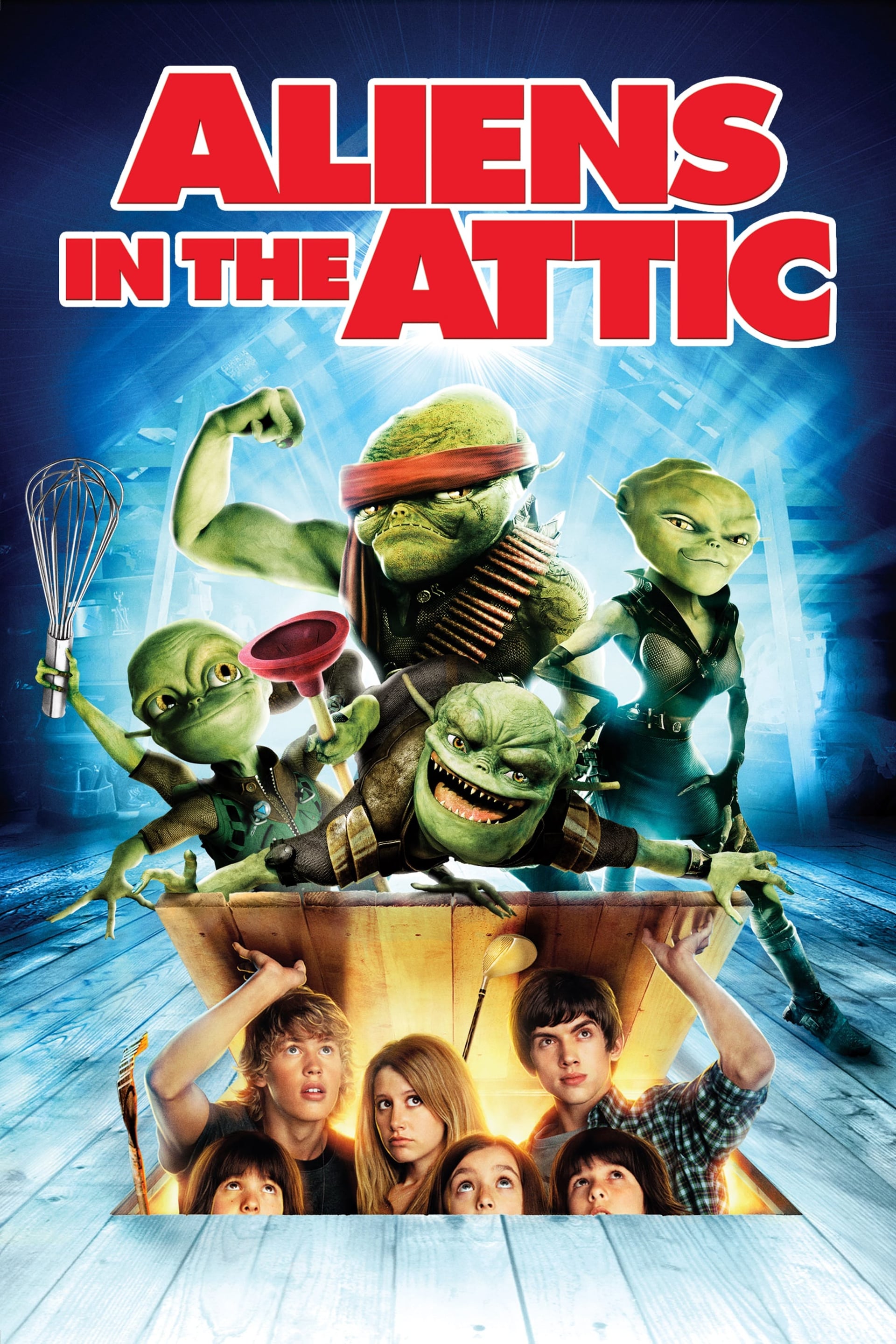 Aliens in the Attic - Cover