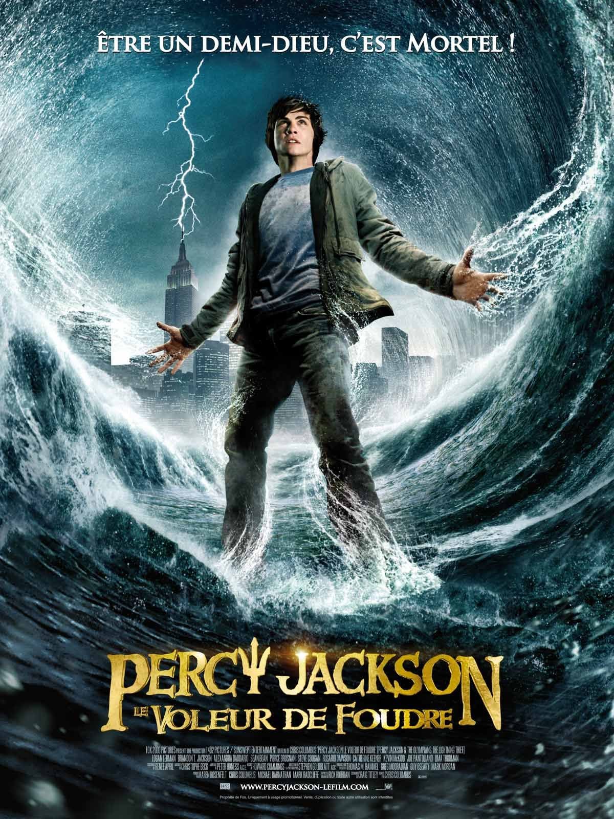 Percy Jackson : le voleur de foudre - Cover