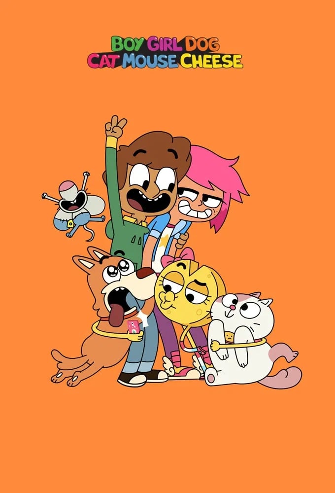 Boy Girl Dog Cat Mouse Cheese - Cover