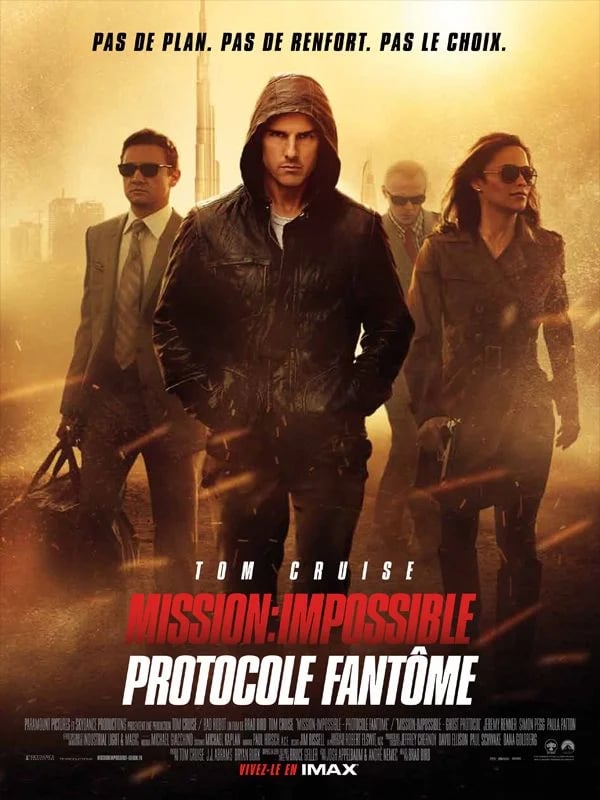 Mission : Impossible - Protocole fantôme - Cover