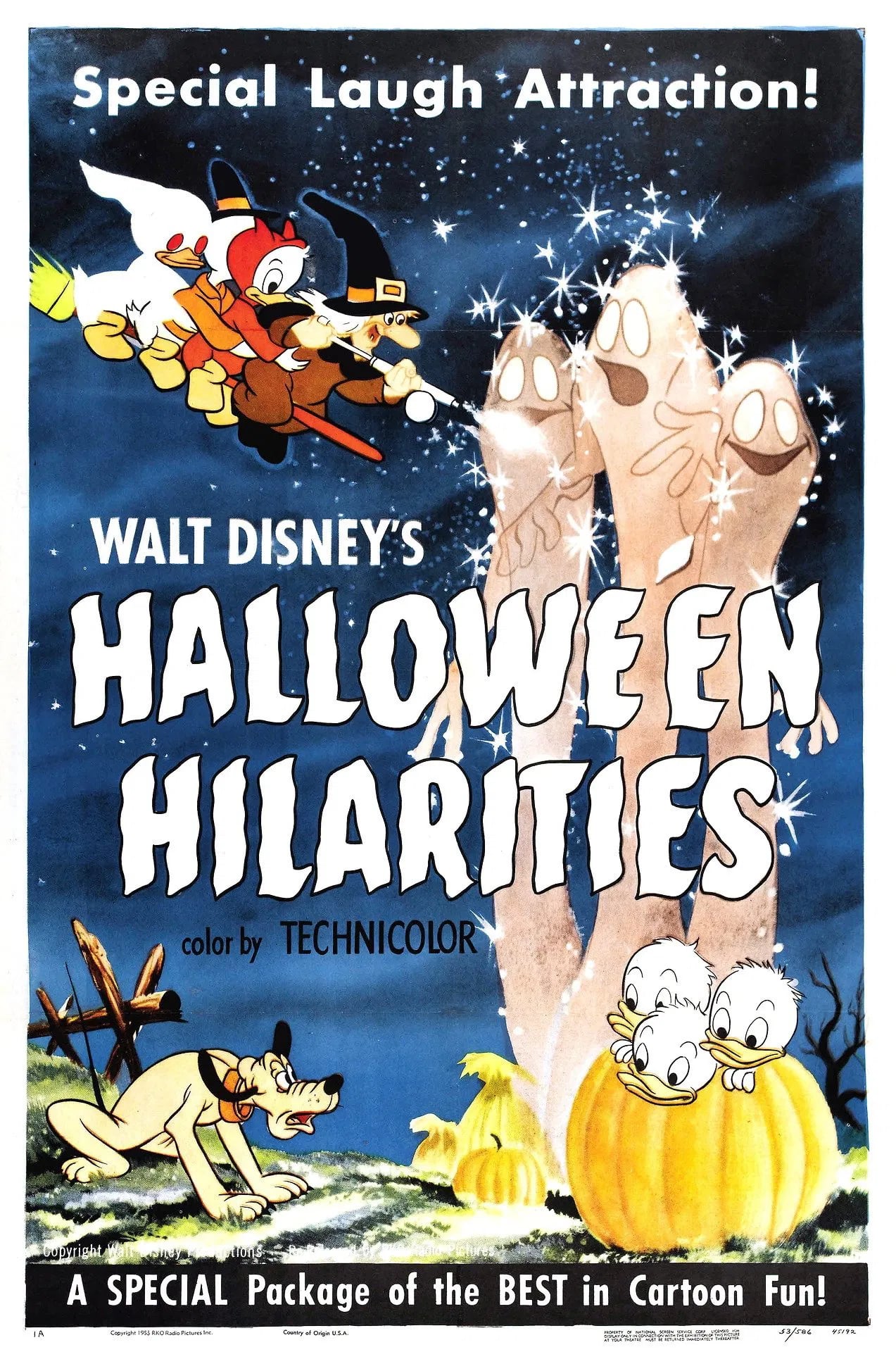 Walt Disney's Halloween Hilarities - Cover