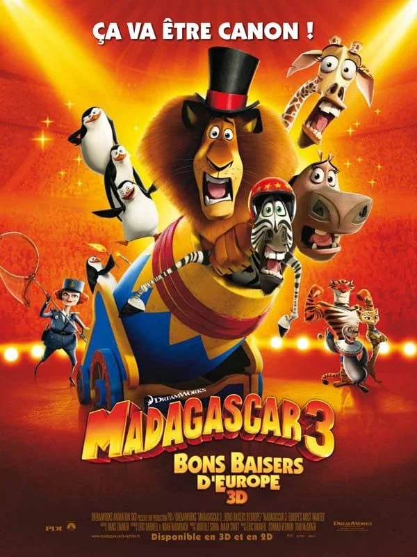 Madagascar 3, Bons Baisers D’Europe - Cover