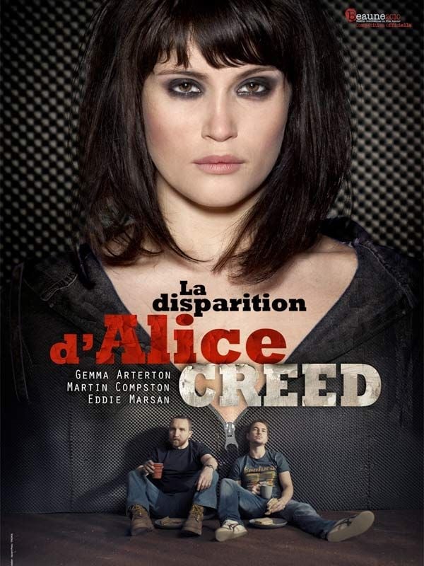 La Disparition d'Alice Creed - Cover