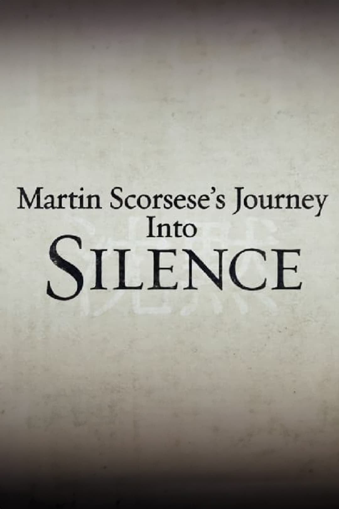 Martin Scorsese's Journey Into Silence - Cover