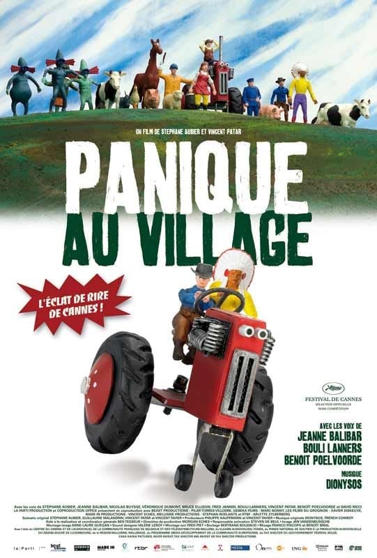 Panique au village - Cover