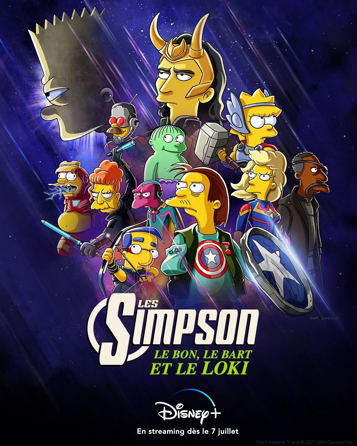 Les Simpson: Le Bon, le Bart et le Loki - Cover