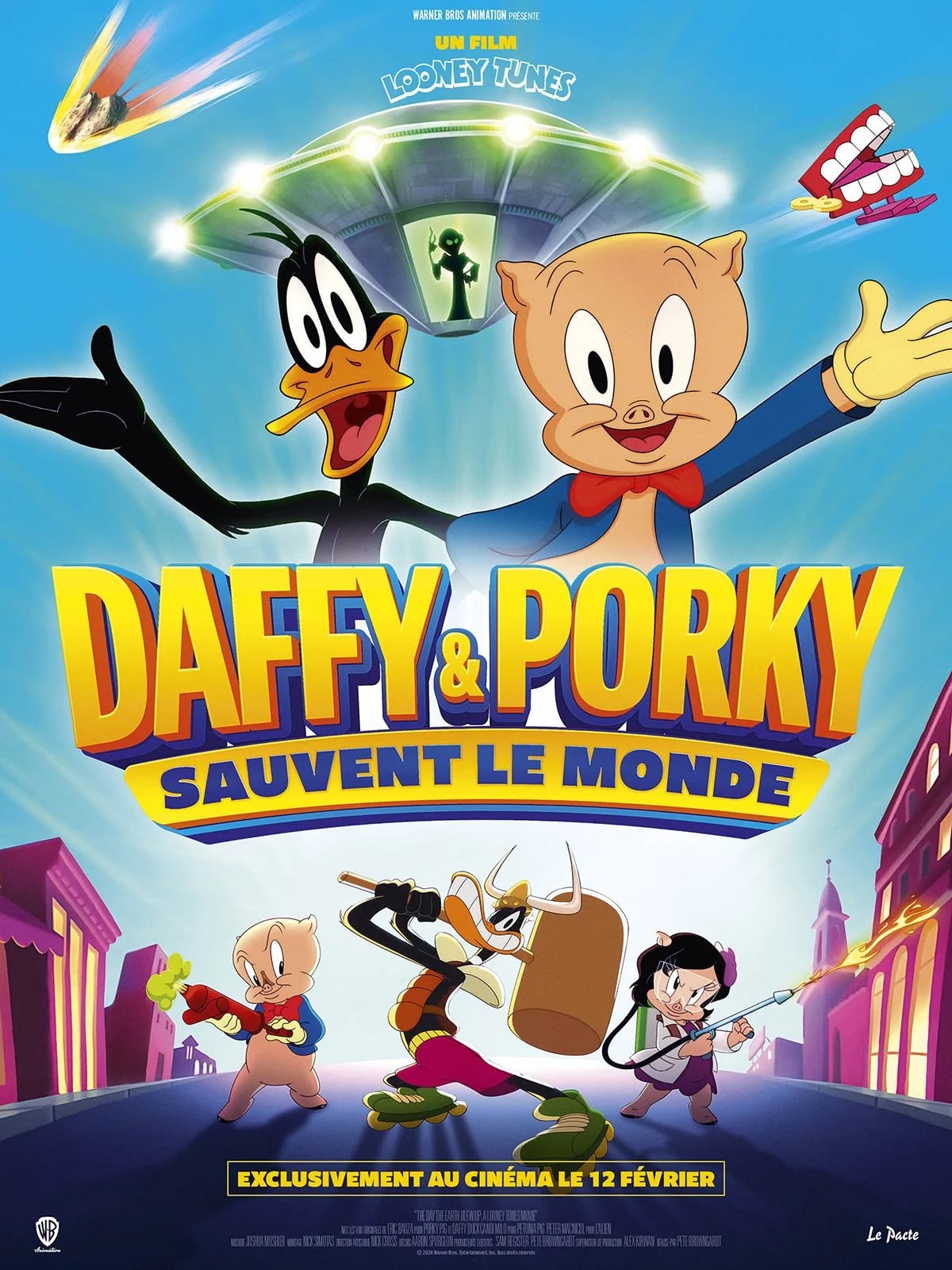 Daffy et Porky sauvent le monde - Cover