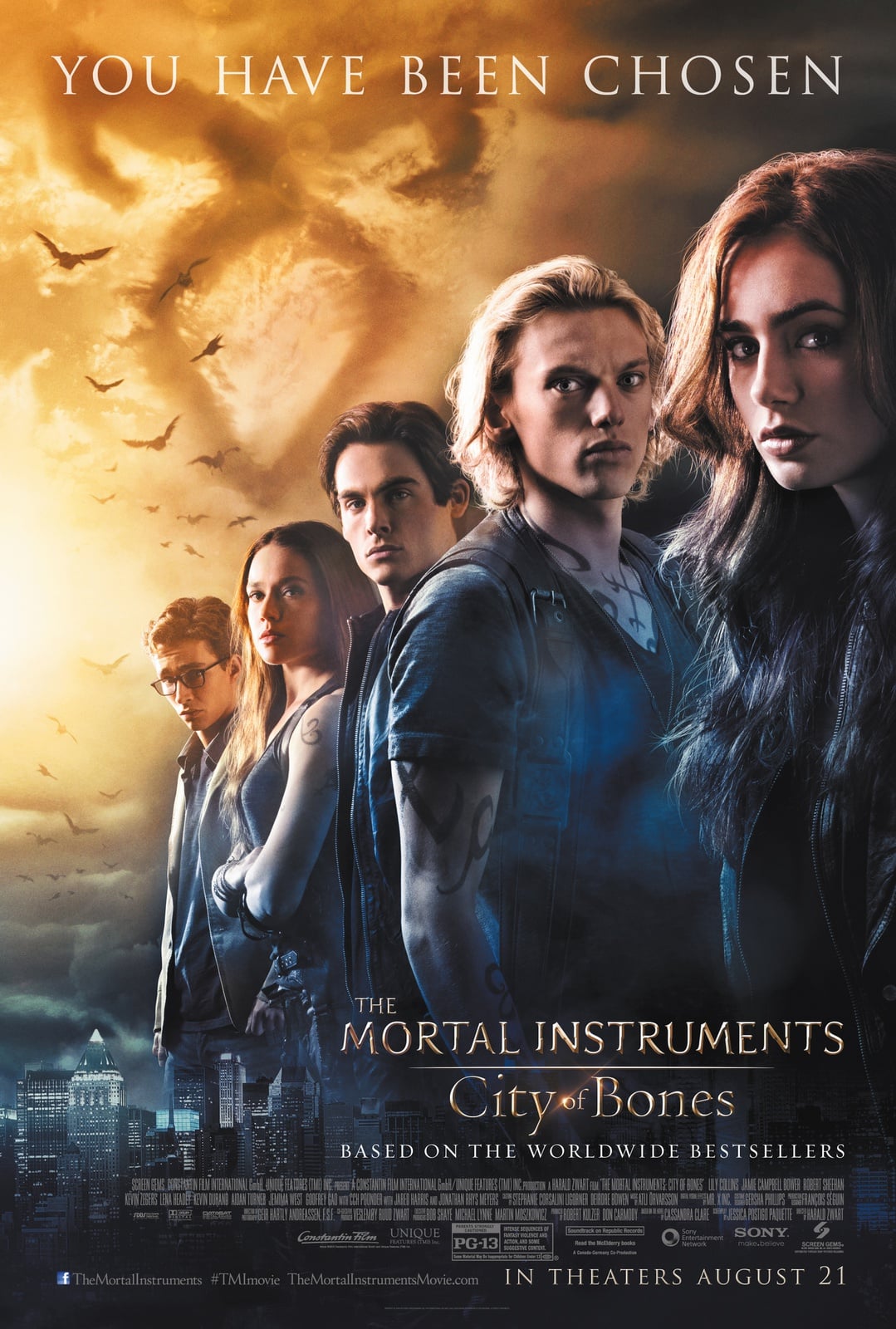 The Mortal Instruments: City of Bones - Cover