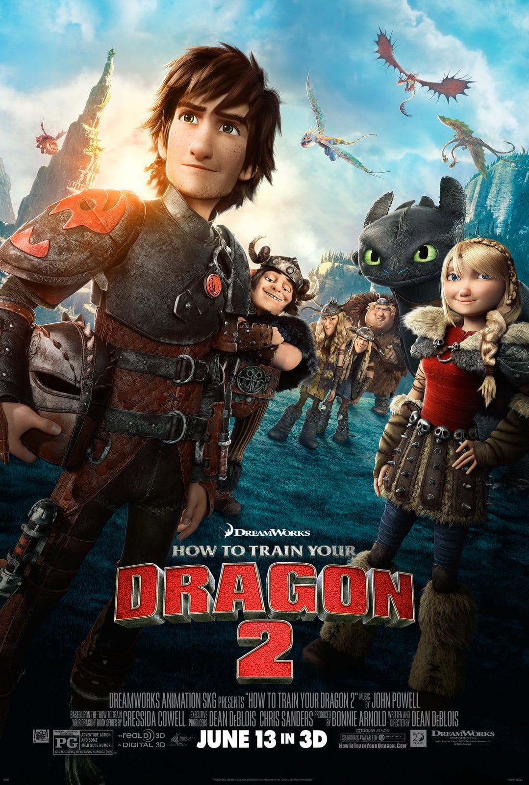 How to Train Your Dragon 2 - Cover
