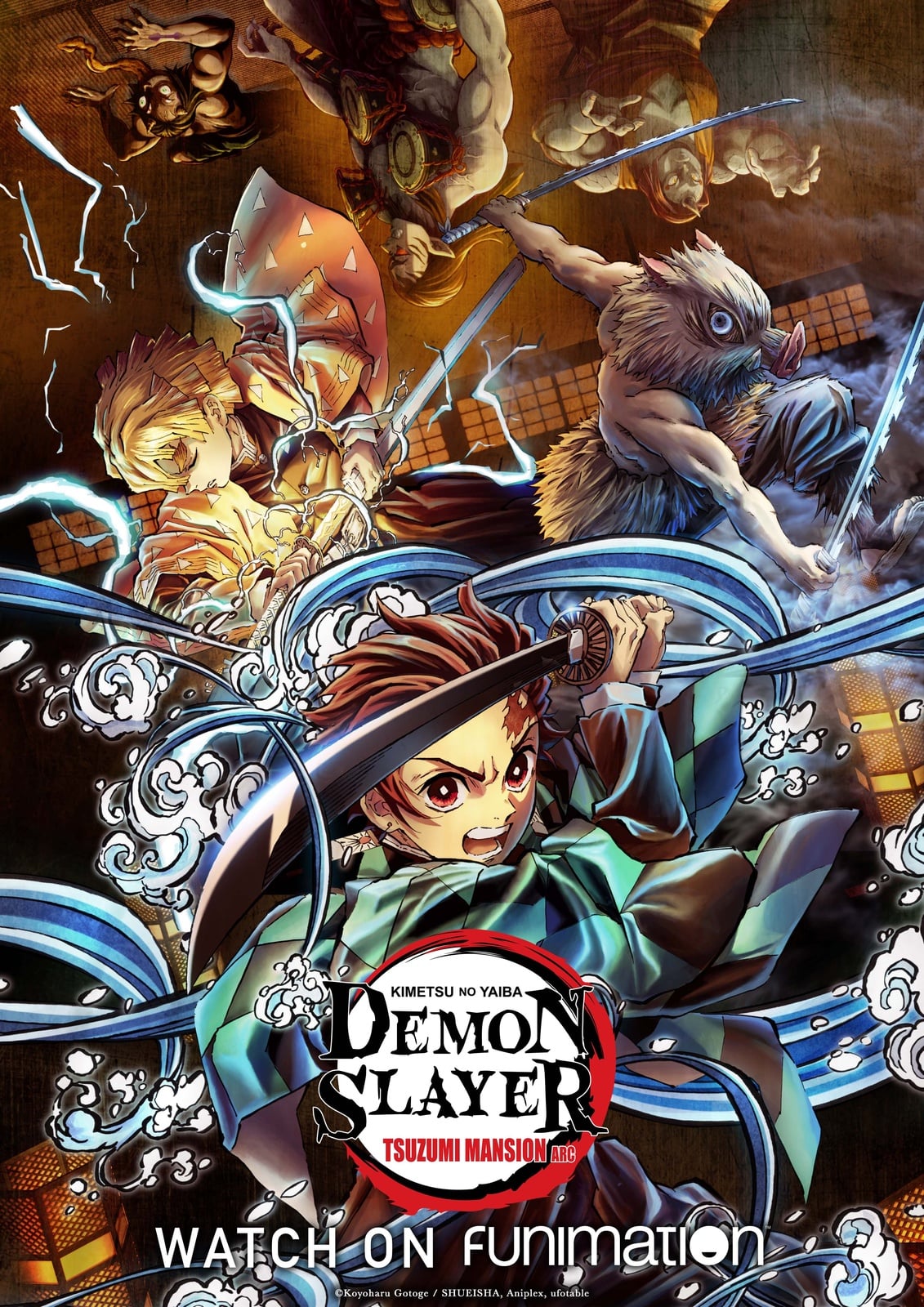 Demon Slayer: Kimetsu no Yaiba - Tsuzumi Mansion Arc - Cover
