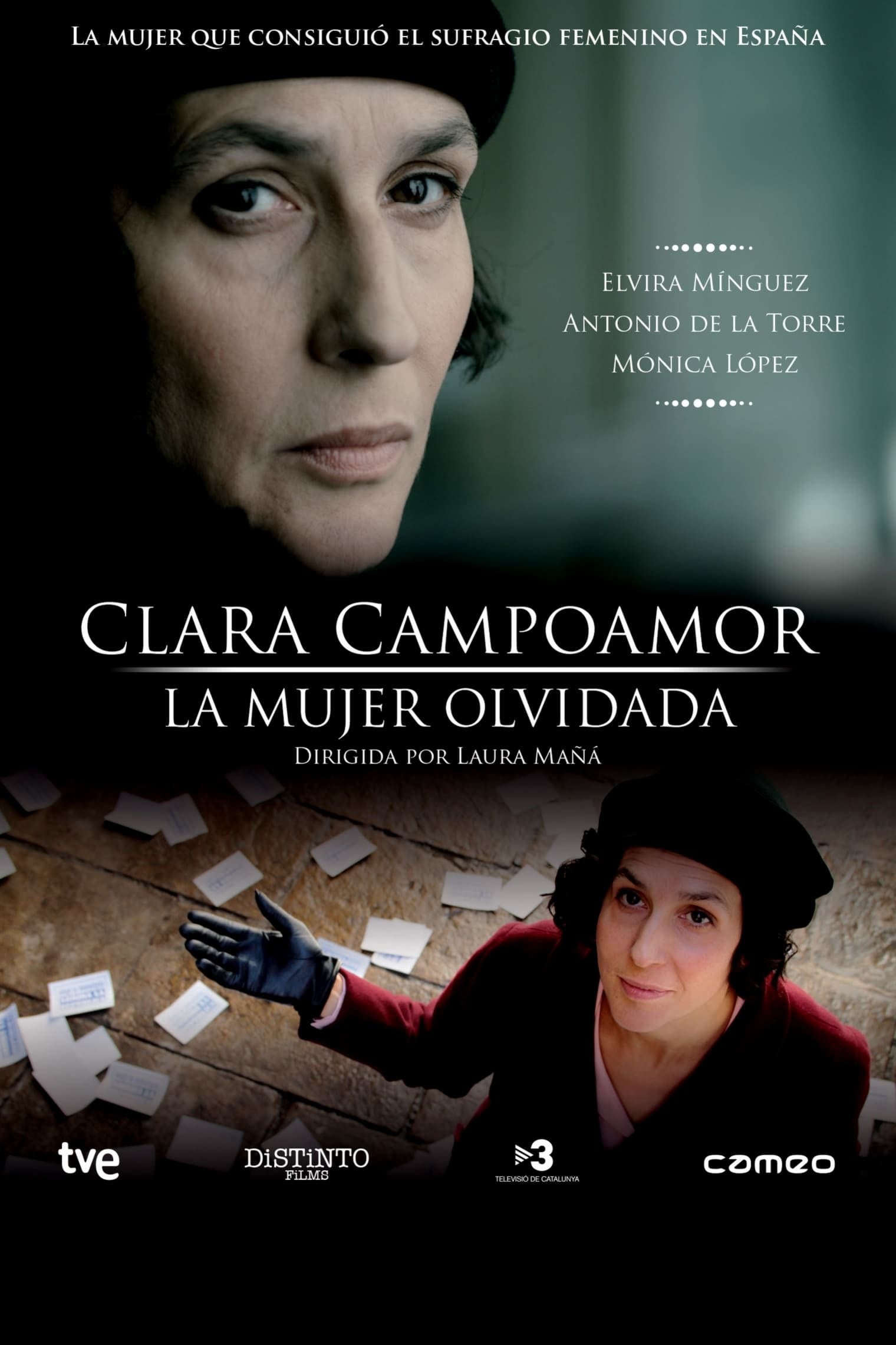 Clara Campoamor, la mujer olvidada - Cover
