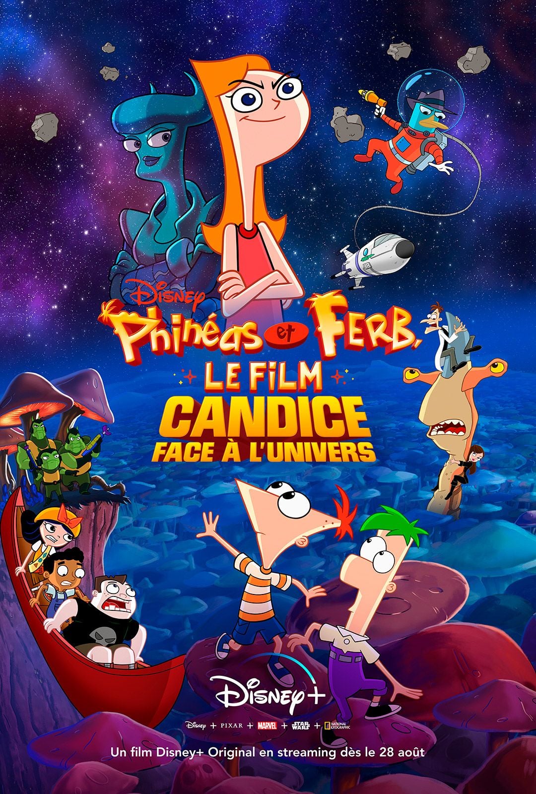 Phineas et Ferb, le film : Candice face à l'univers - Cover