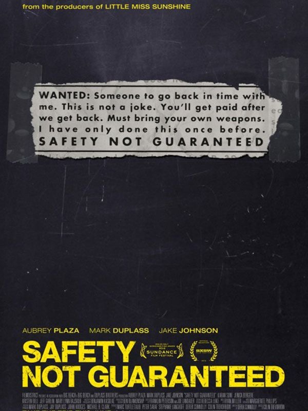 Safety Not Guaranteed - Cover