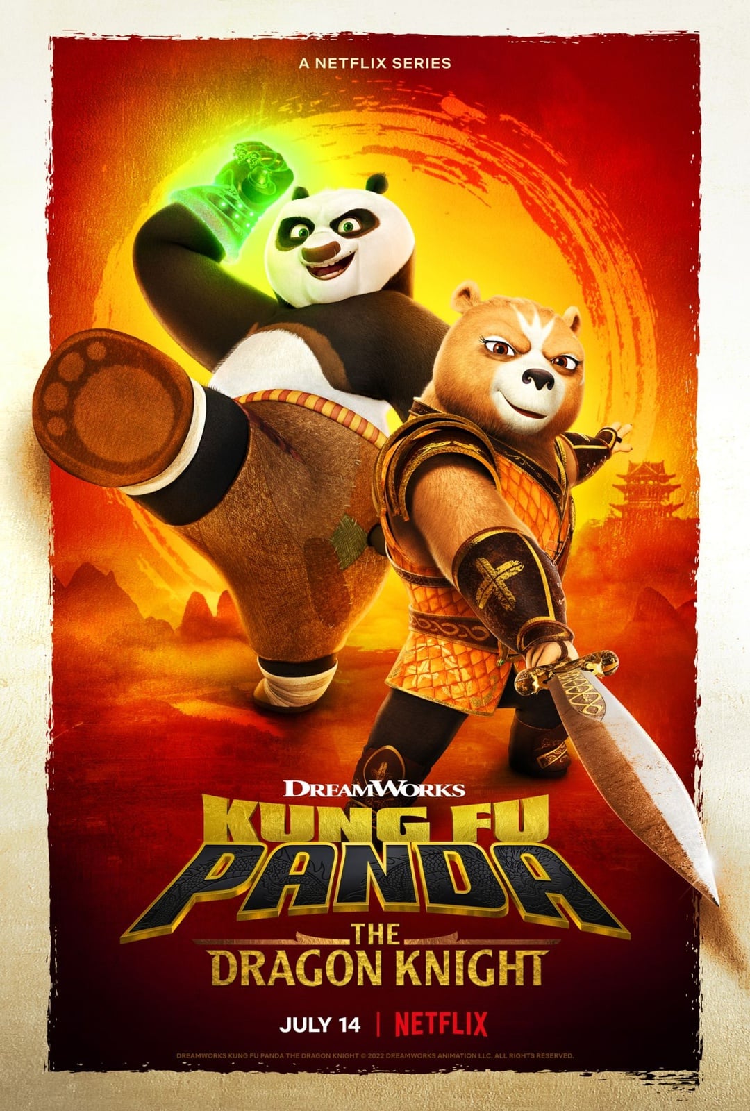 Kung Fu Panda: The Dragon Knight - Cover