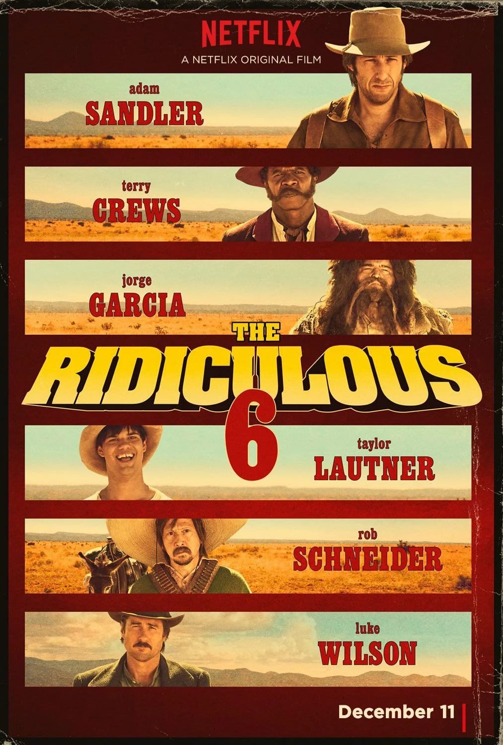 The Ridiculous 6 - Cover