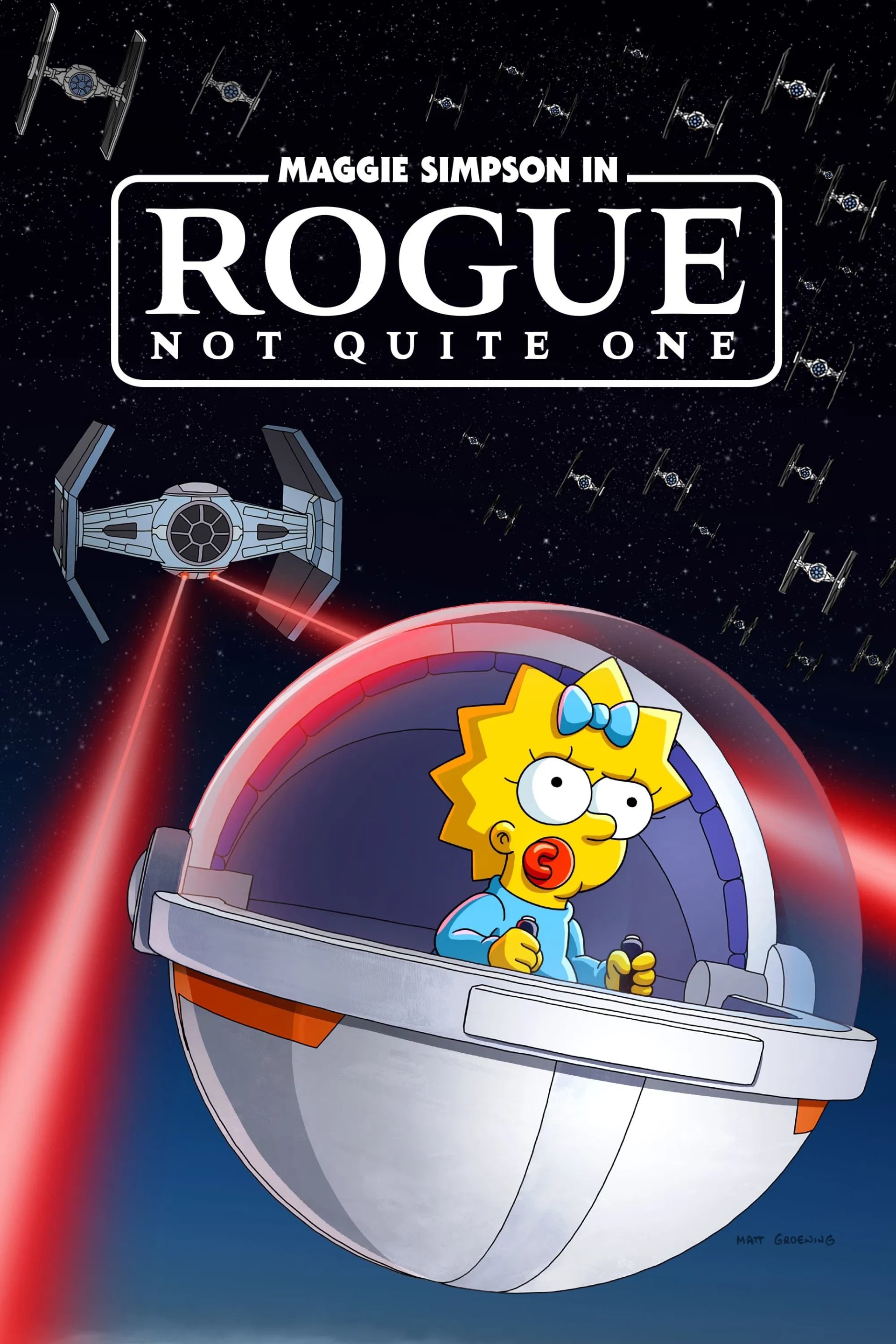 Maggie Simpson in "Rogue Not Quite One" - Cover