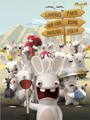 Les Lapins Crétins : invasion - Cover
