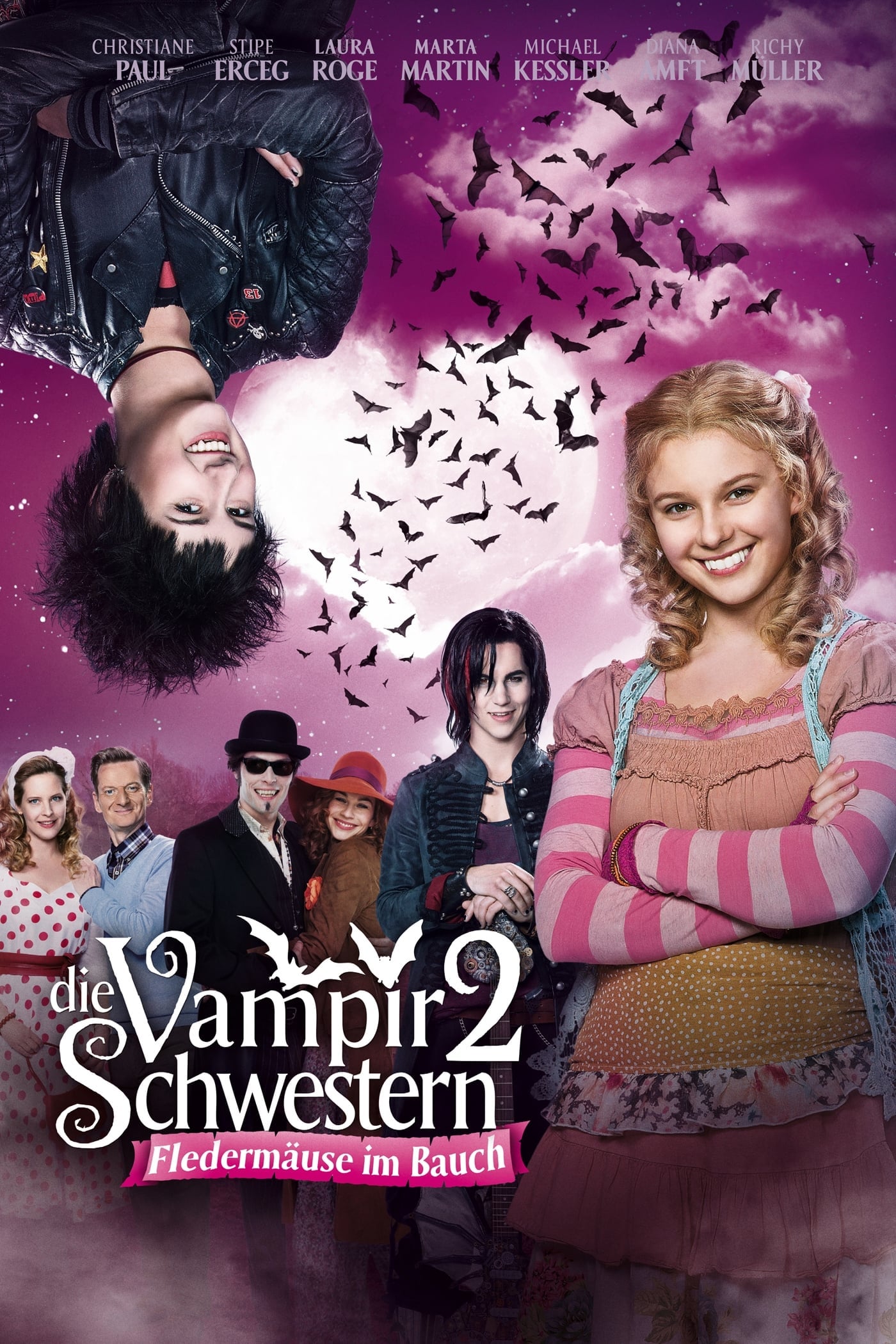 Die Vampirschwestern 2 - Fledermäuse im Bauch - Cover