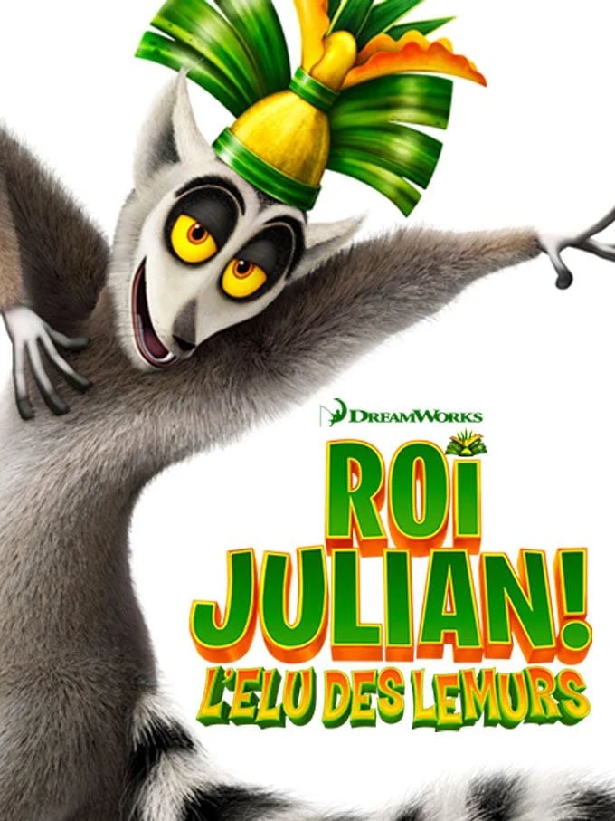 Roi Julian ! L'élu des lémurs - Cover