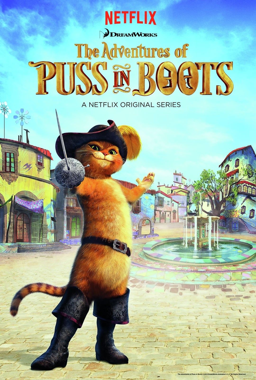 The Adventures of Puss in Boots - Cover