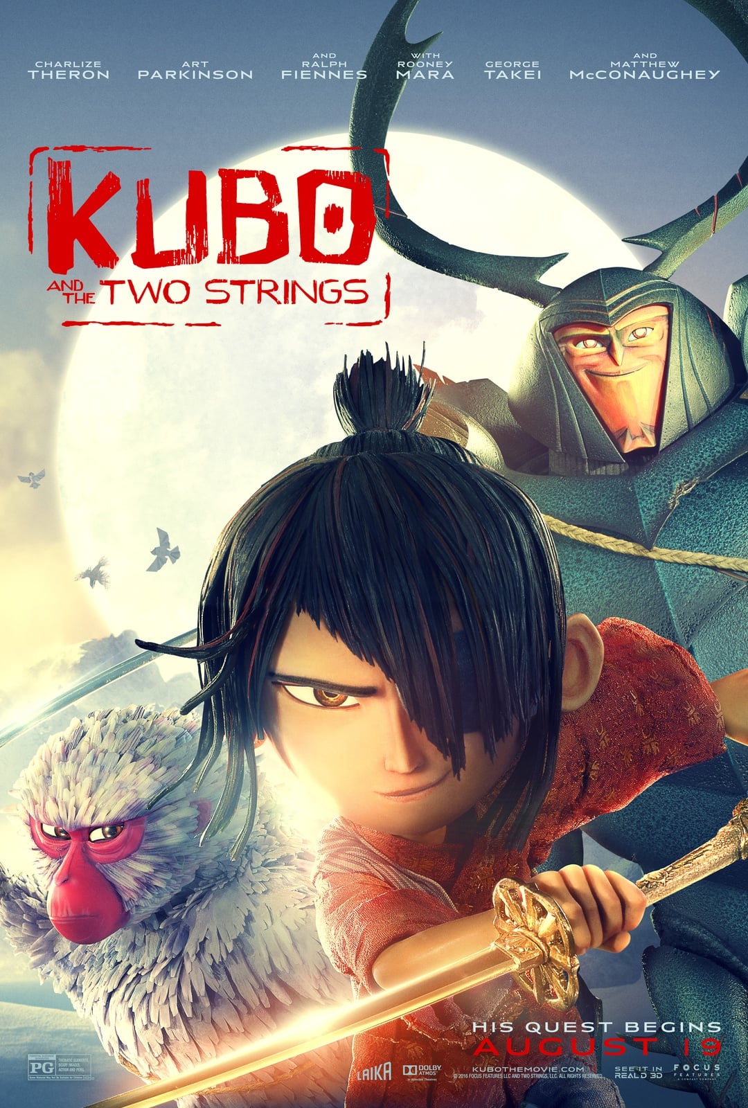 Kubo and the Two Strings - Cover