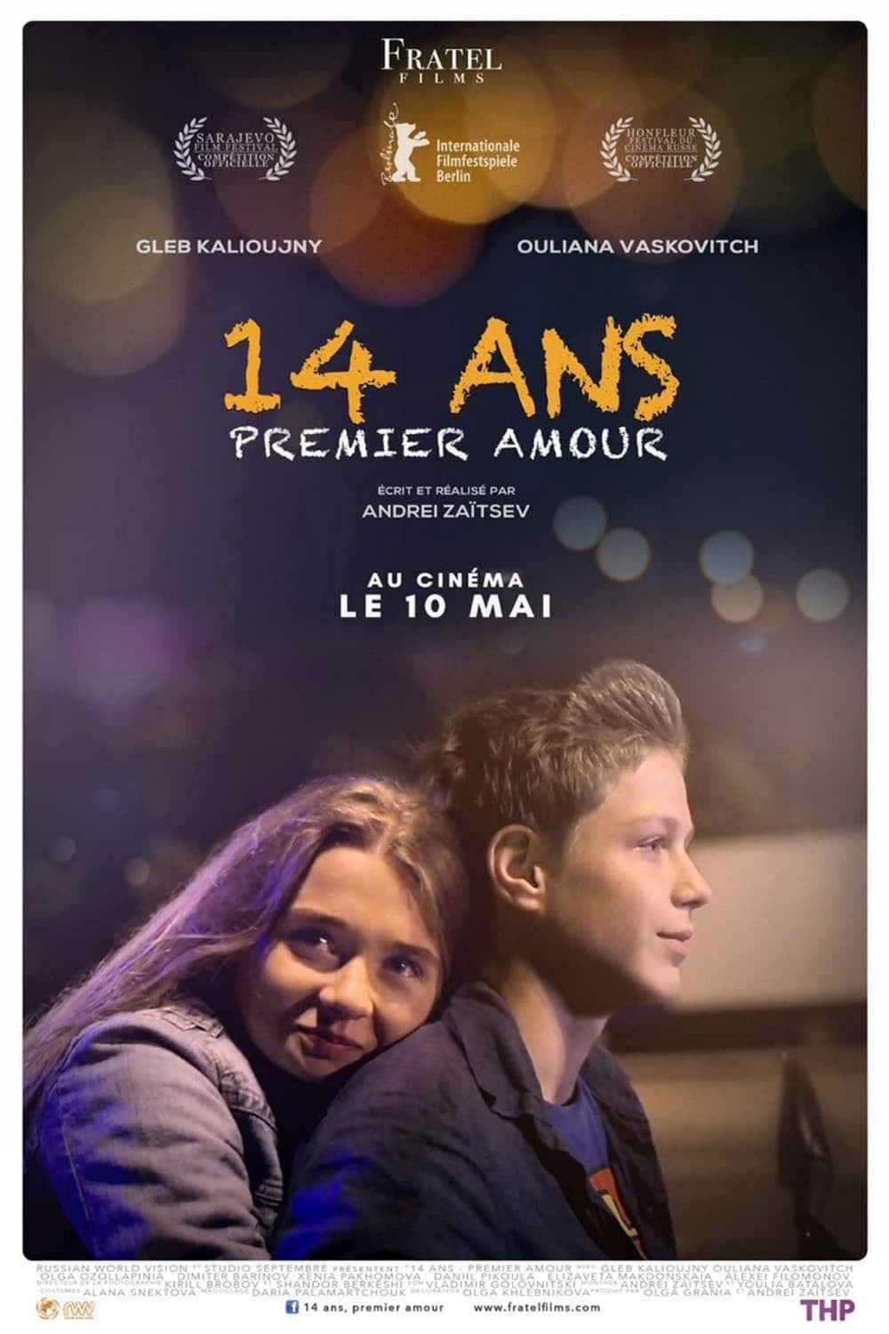 14 ans, premier amour - Cover