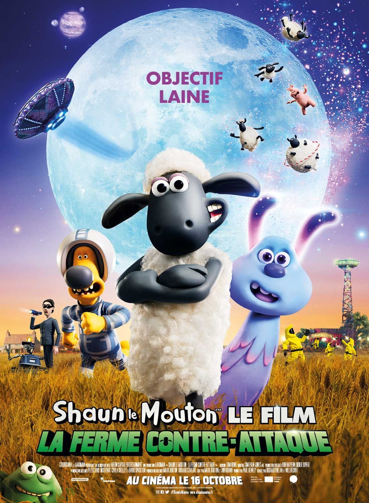 Shaun le Mouton Le Film : La Ferme Contre-Attaque - Cover