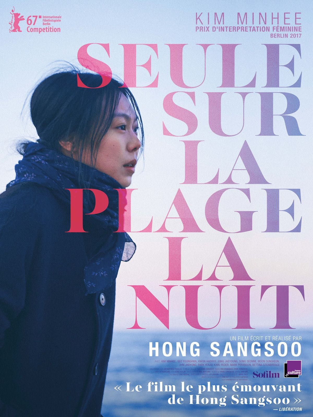 Seule sur la plage la nuit - Cover