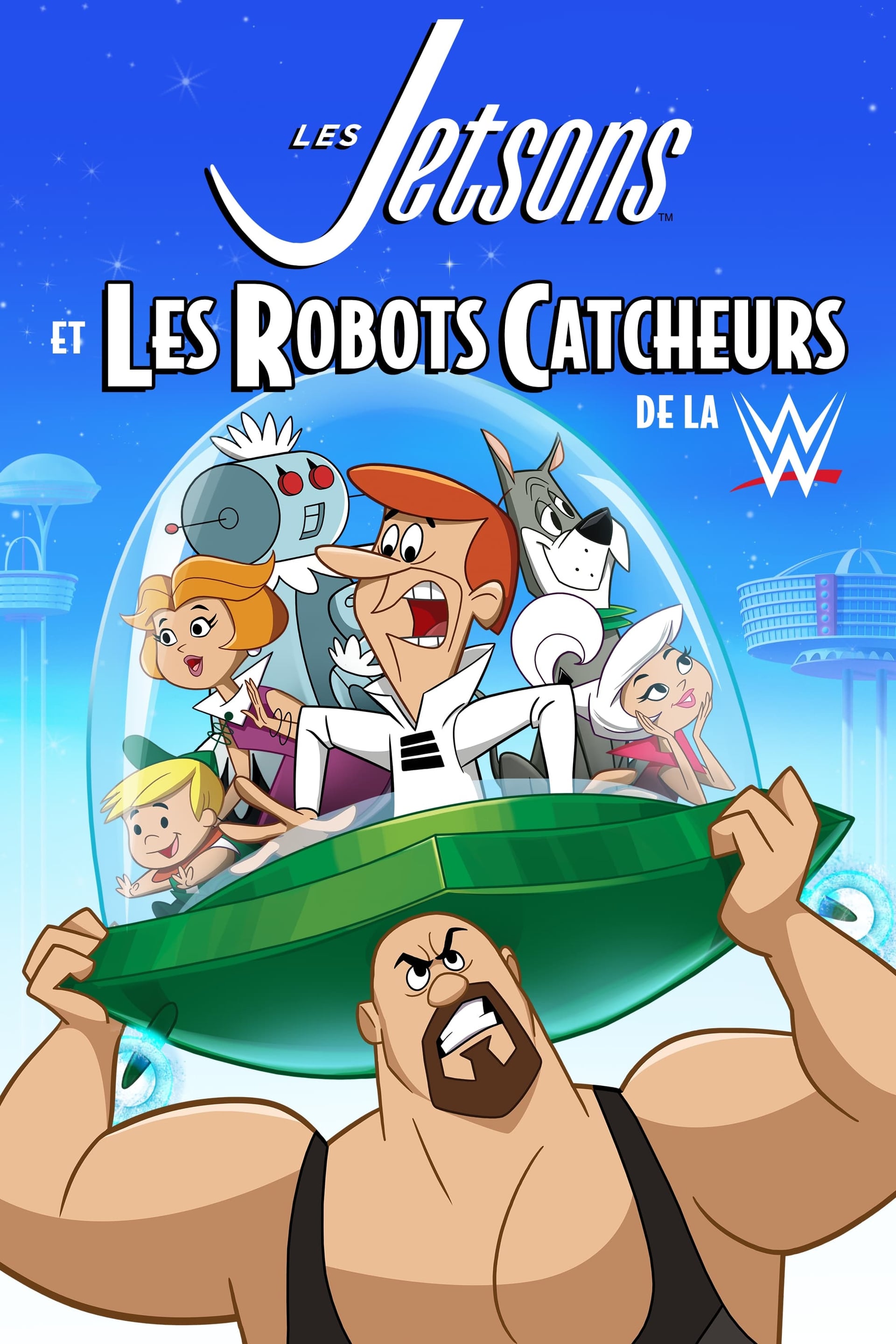 Les Jetsons et les Robots catcheurs de la WWE - Cover