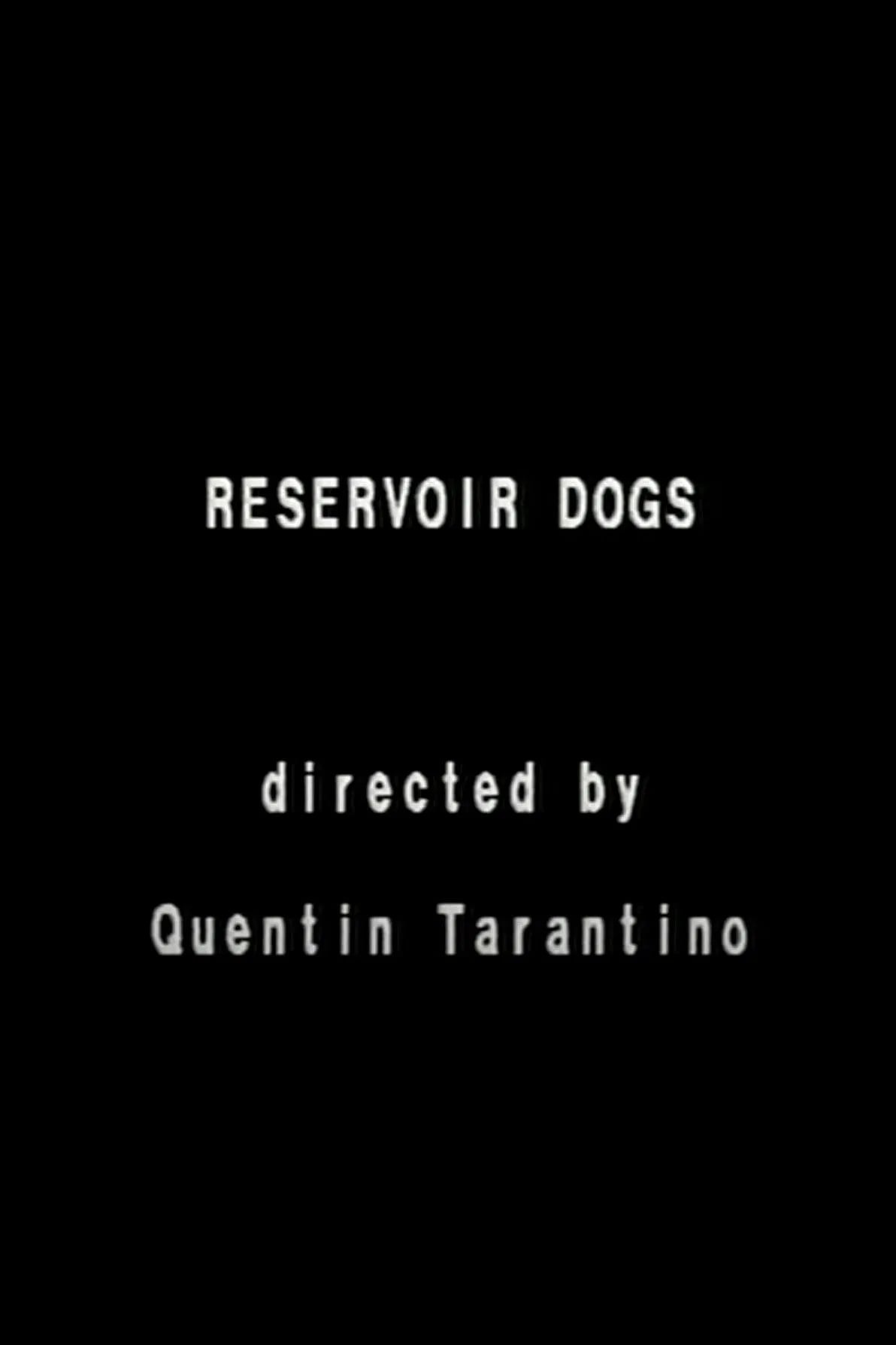 Reservoir Dogs - Cover