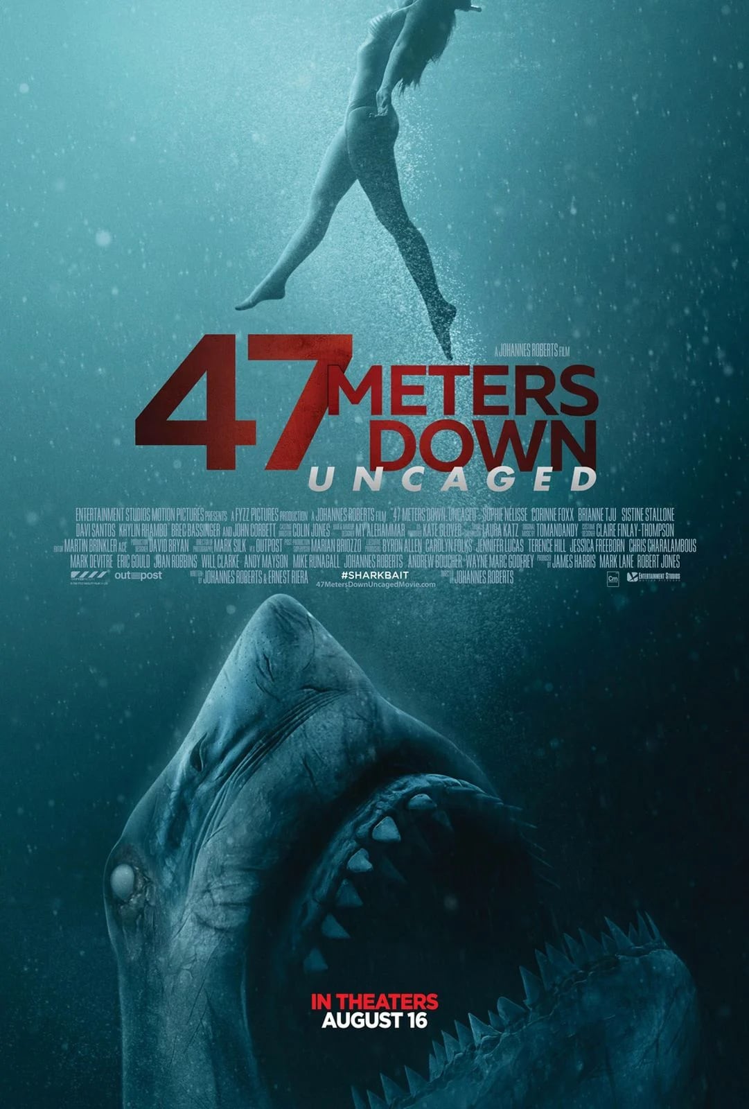 47 Meters Down: Uncaged - Cover
