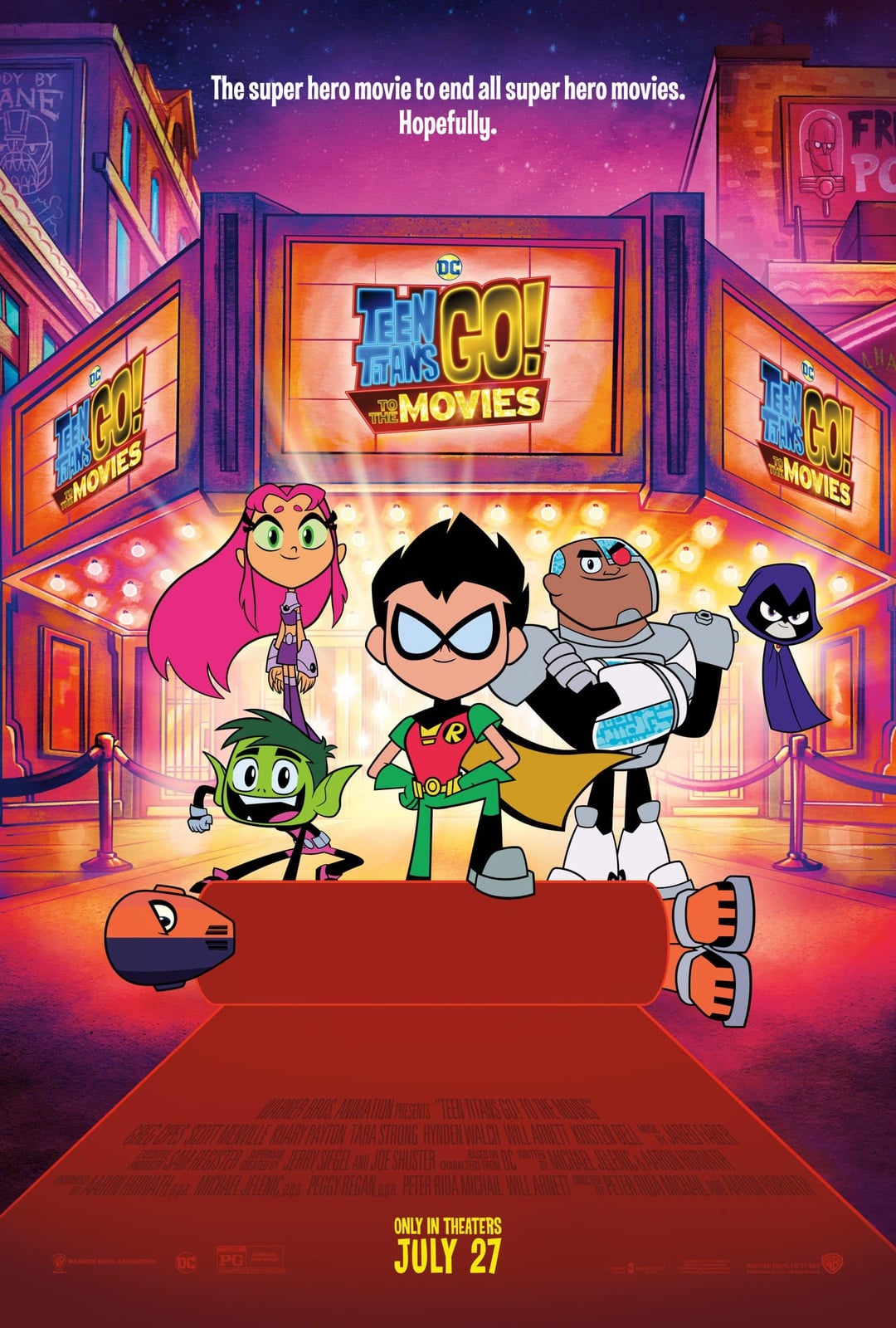 Teen Titans Go! To the Movies - Cover