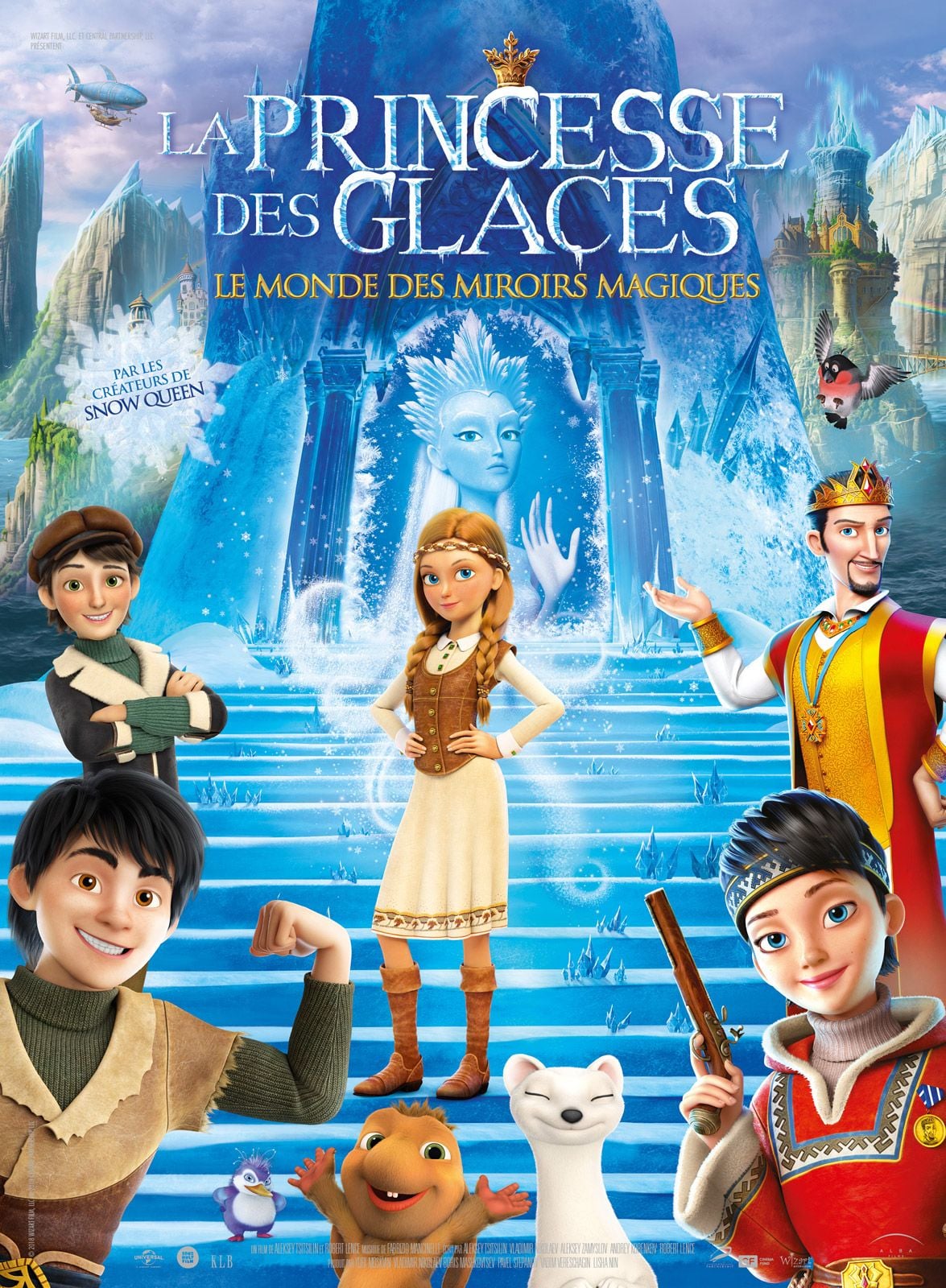 La Princesse des glaces, le monde des miroirs magiques - Cover
