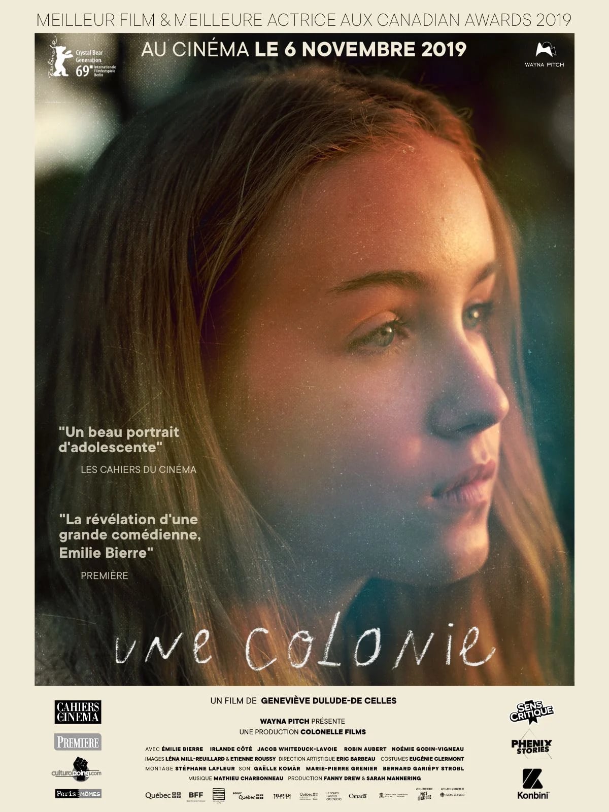 Une Colonie - Cover