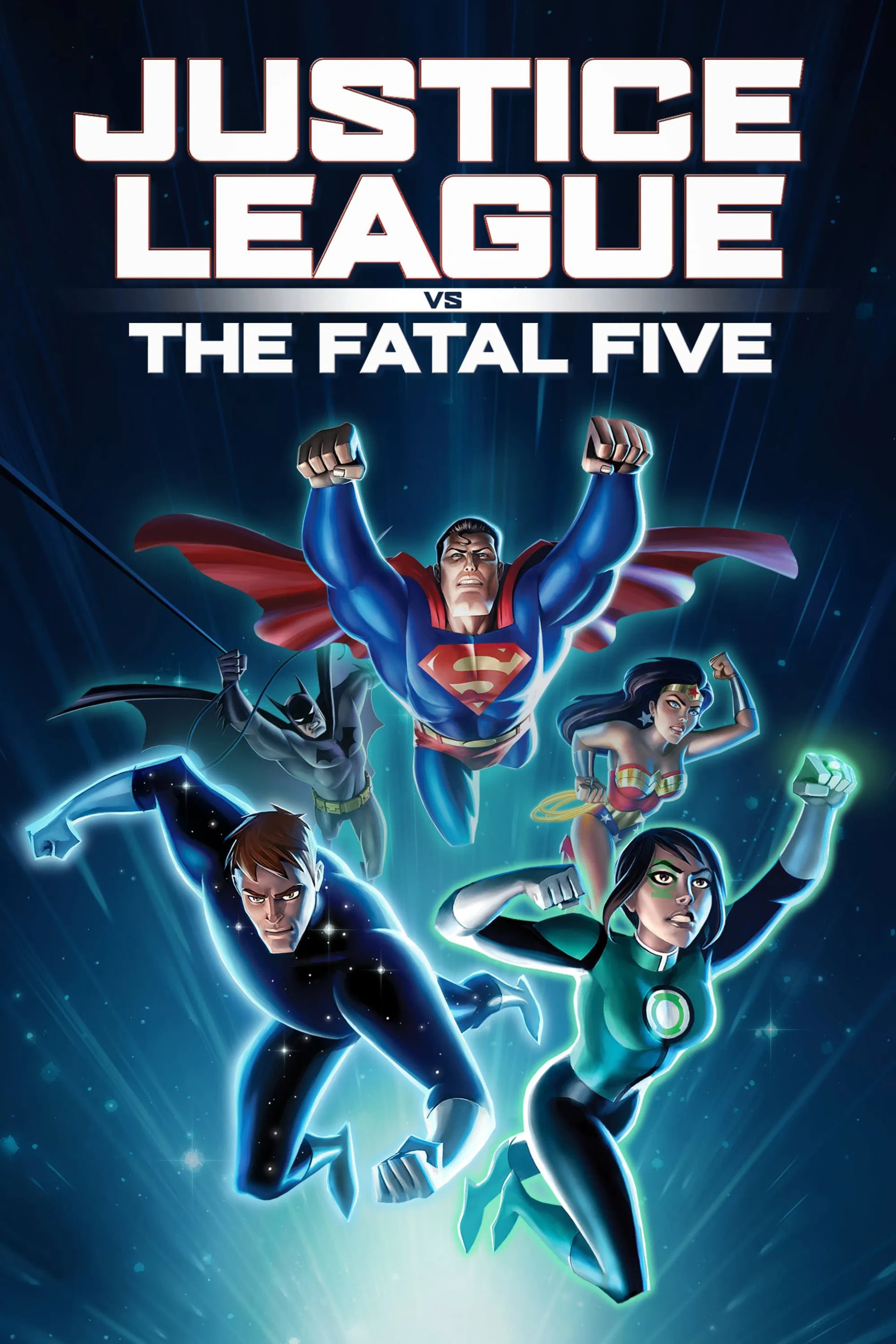 Justice League vs. The Fatal Five - Cover