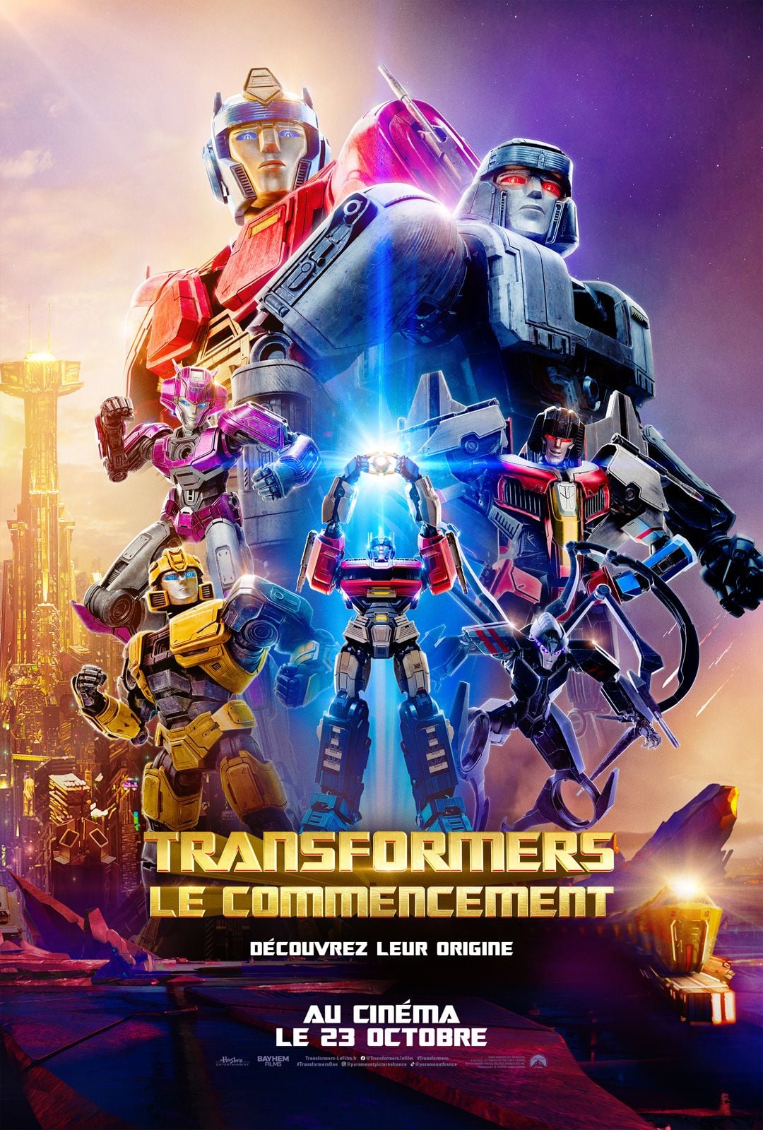 Transformers : le commencement - Cover