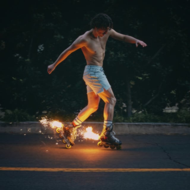 Fireworks & Rollerblades - Cover