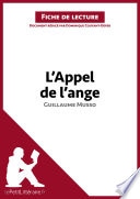 L'Appel de l'ange de Guillaume Musso (Fiche de lecture)