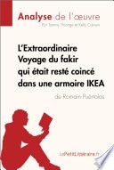 L'Extraordinaire Voyage du fakir qui était resté coincé dans une armoire IKEA de Romain Puértolas (Analyse de l'oeuvre)