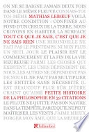 Tout ce que je sais, c'est que je ne sais rien