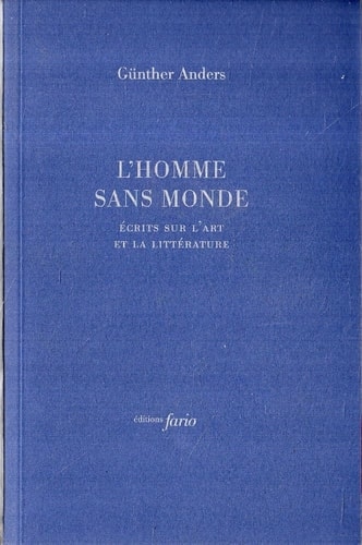 L'homme sans monde