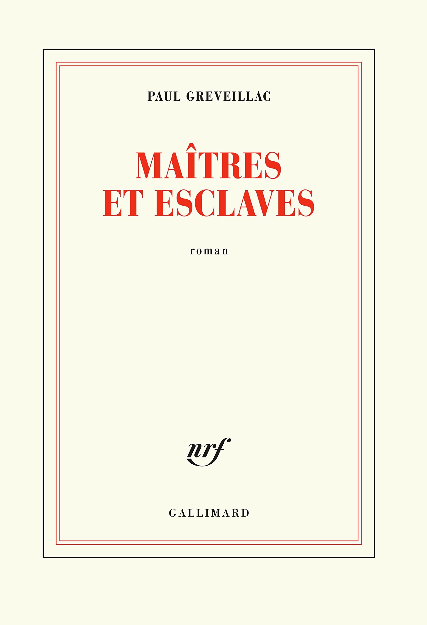 Maîtres et esclaves